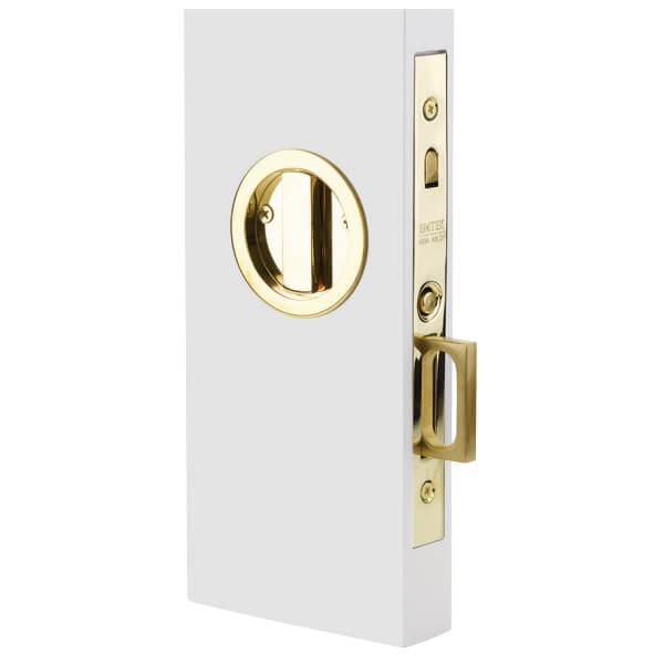 Emtek Brass Round Pocket Door Mortise EM2174